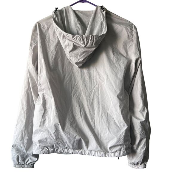 Uniqlo Jacket Reversible Full Zip Parka Womens Size Small Black Gray Hoodie - Picture 2 of 11